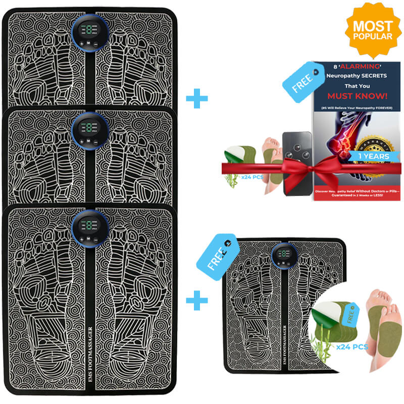 3 FootSoothe™ + 1 FREE + FREE 24 Detox Patches + FREE Bonuses