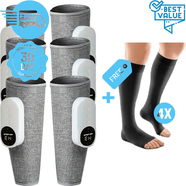 3x LegsSoothe™ + 4 FREE Compression Socks